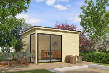 4743329242121 1060264 Outdoor Life Products Tuinhuis Blokhut Olivia 385x295 2