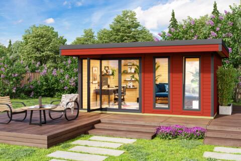 Domeo 8 sfeer rood   set