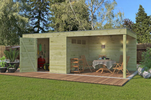 Goedkooptuinhuis Qube 7202EXT300 600X300 1