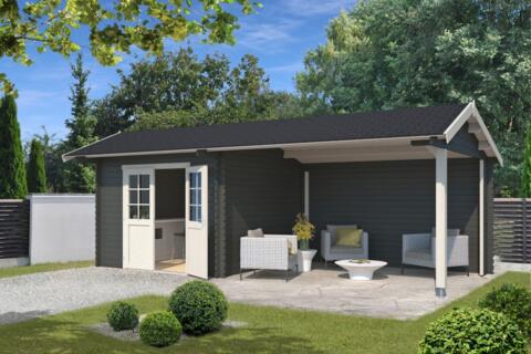 Tuinhuis Maribel Carbon grey