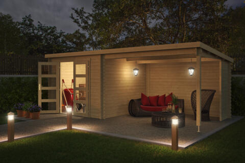 8711471581579 1022504 Outdoor Life Products Tuinhuis Blokhut met Overkapping Manuel 600x275 3