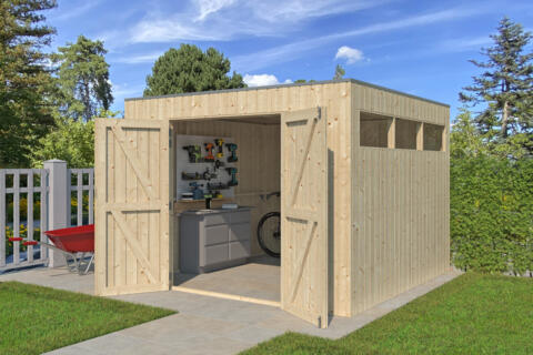 Goedkooptuinhuis Qube 8112 blank 1