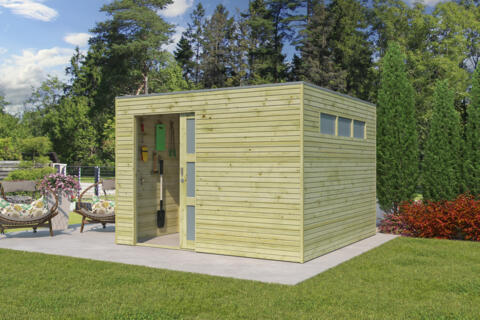 Goedkooptuinhuis Qube 7252 imp   imp