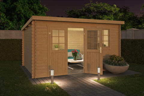 8711471104785 1009513 Outdoor Life Products Tuinhuis Blokhut Amira 380x275 3