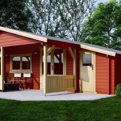 Goedkooptuinhuis 5x5+2z