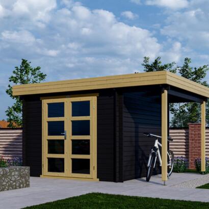 Goedkooptuinhuis 331 M   gecoat