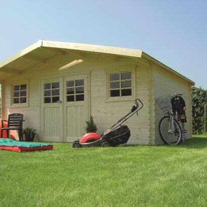 Goedkoop groot tuinhuis MONTREUX   S8344   Verkleind