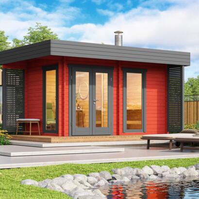 Buitensauna saunahuis Inari