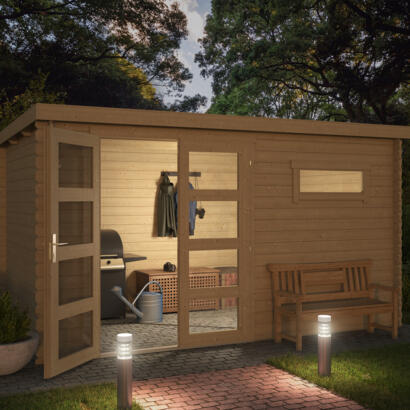 8711471581753 1022522 Outdoor Life Products Tuinhuis Blokhut Timian 380x230 3