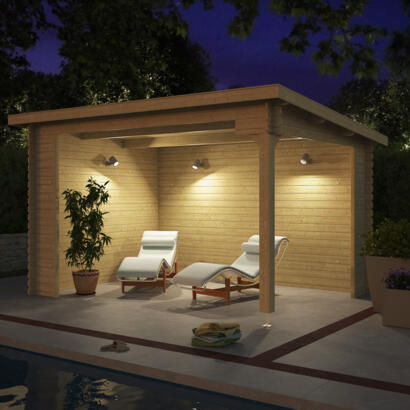 8711471581876 1022534 Outdoor Life Products Tuinhuis Blokhut Overkapping Lara 380x275 3