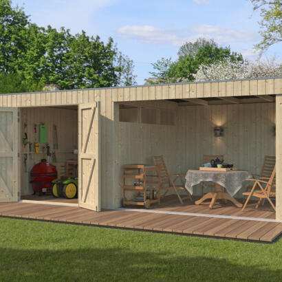 Goedkooptuinhuis Qube 8112EXT300   600X300 1