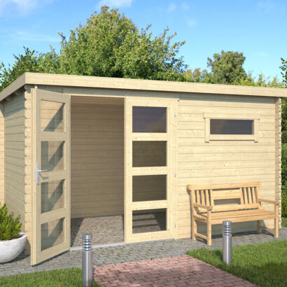 8711471581753 1022522 Outdoor Life Products Tuinhuis Blokhut Timian 380x230 2