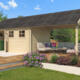 Goedkooptuinhuis Gloucester 3603 open