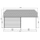 Goedkooptuinhuis Cork S8507 S